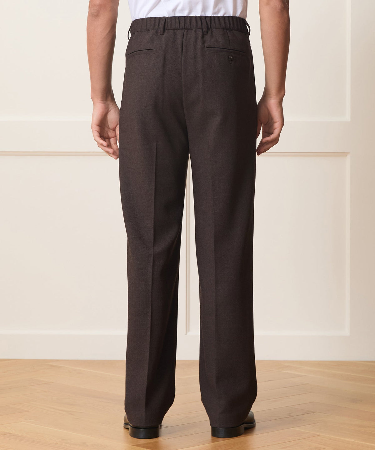 Todd Snyder Italian Lightweight Wool Officer Trouser - Moorland Bark