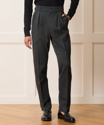 Todd Snyder Italian Cavalry Twill Gurkha Trouser - Charcoal