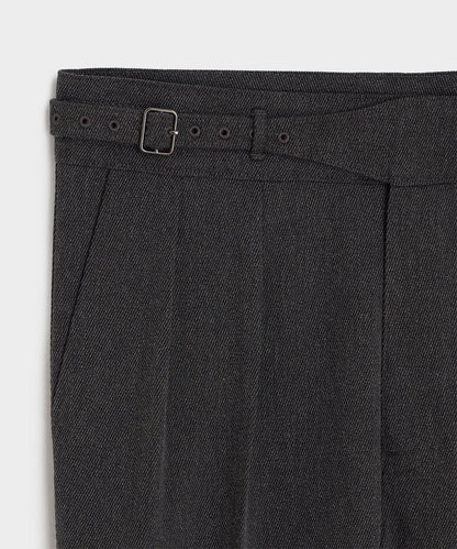 Todd Snyder Italian Cavalry Twill Gurkha Trouser - Charcoal