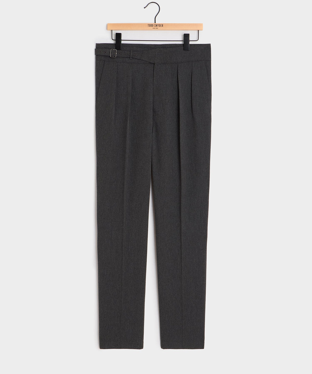 Todd Snyder Italian Cavalry Twill Gurkha Trouser - Charcoal