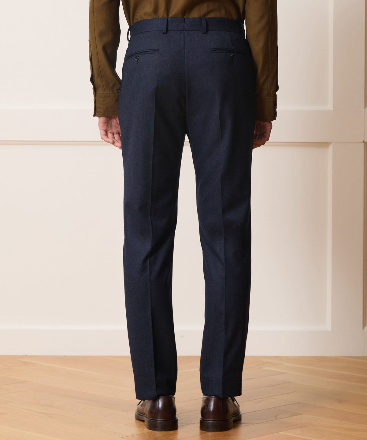 Todd Snyder Italian Flannel Sutton Trouser - Ink Navy