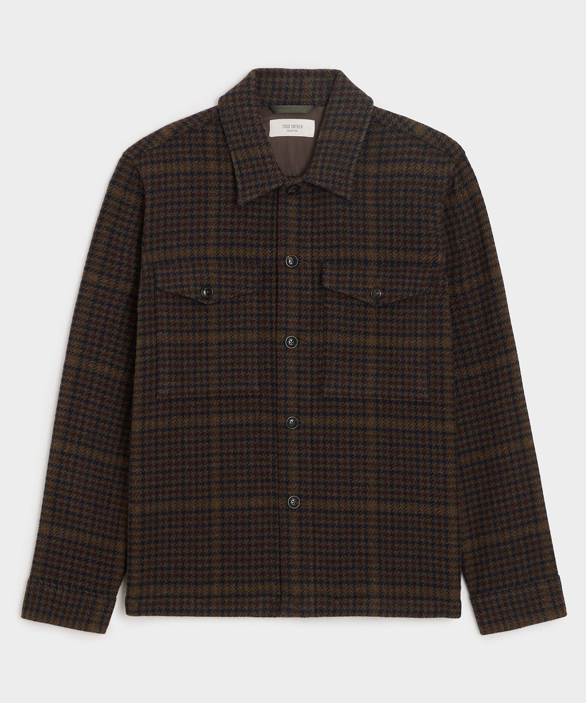 Todd Snyder Italian Wool Lowland Shirt Jacket - Dark Olive