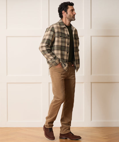 Todd Snyder Cashmere-Wool Lowland Shirt Jacket - Taupe