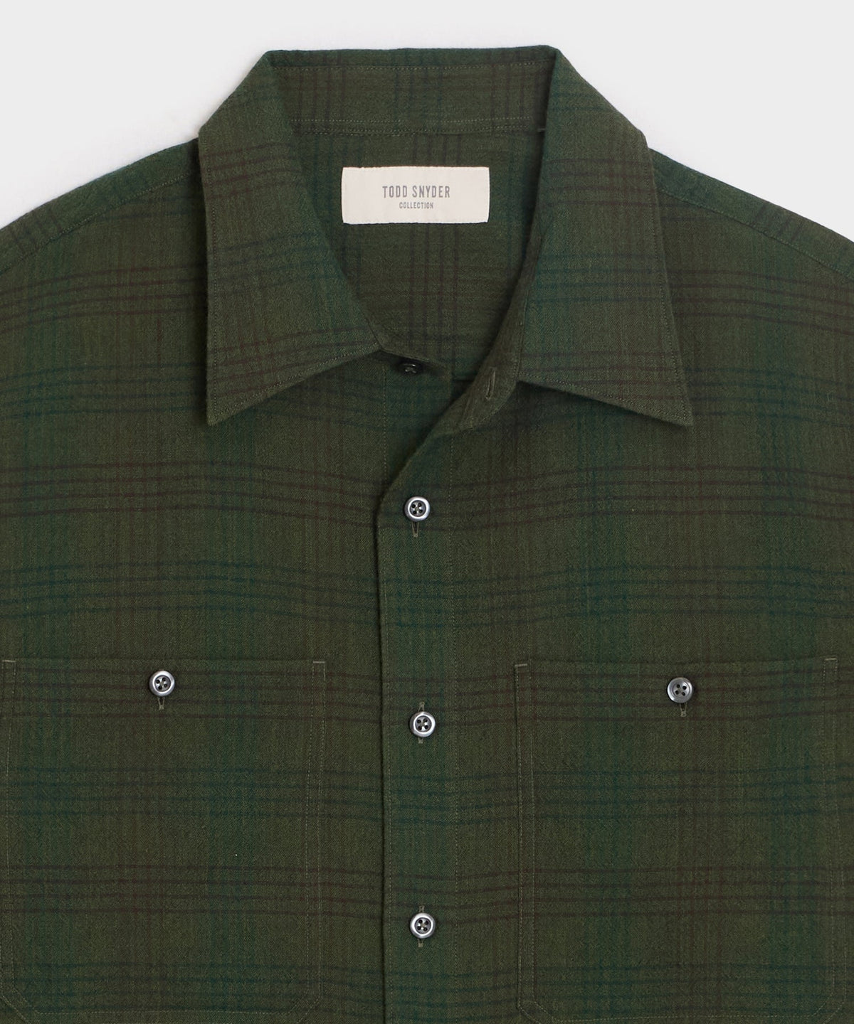 Todd Snyder Crepe Country Shirt - Essex Green
