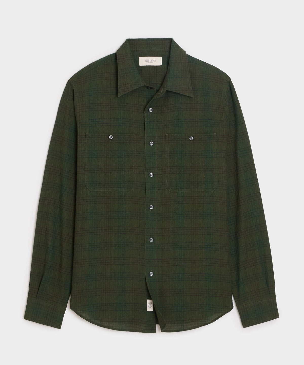 Todd Snyder Crepe Country Shirt - Essex Green