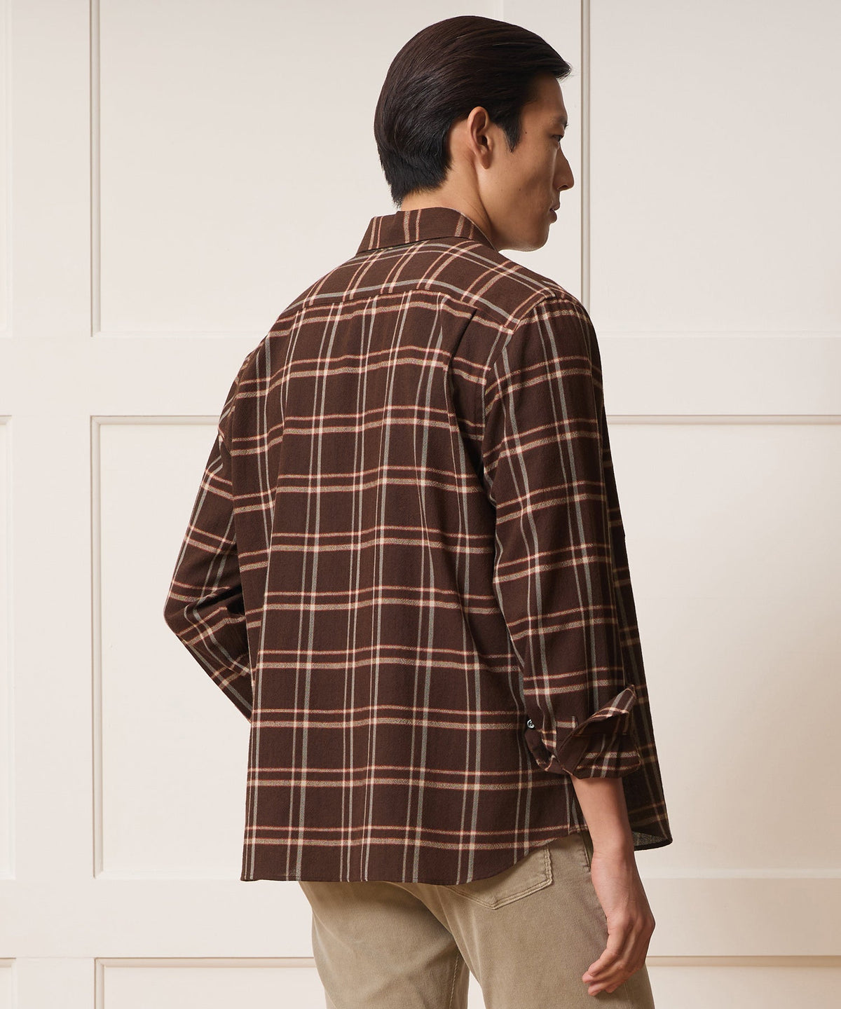 Todd Snyder Crepe Country Shirt - Dark Brown