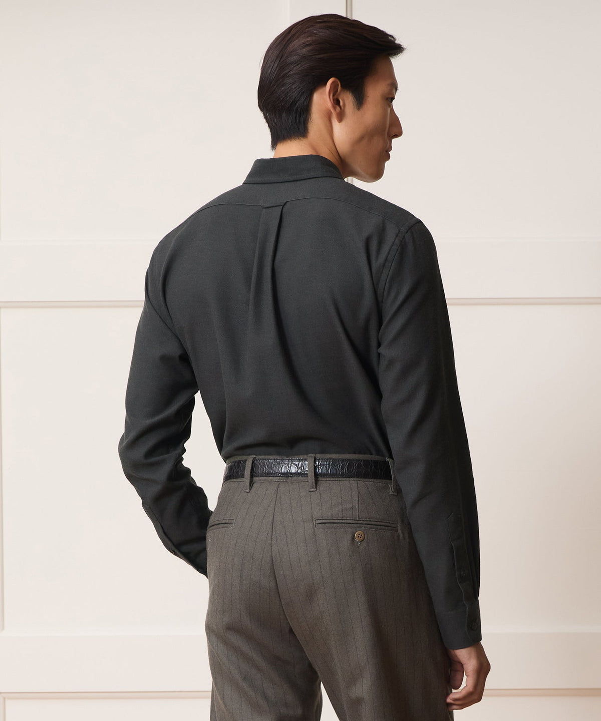 Todd Snyder Cotton-Cashmere Sport Shirt - Charcoal
