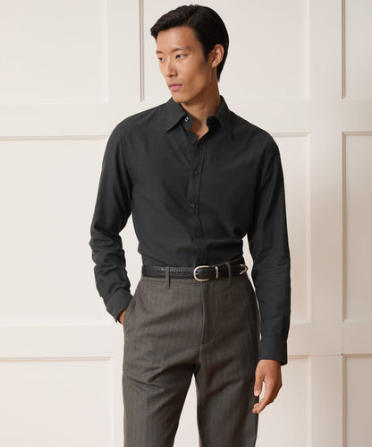 Todd Snyder Cotton-Cashmere Sport Shirt - Charcoal