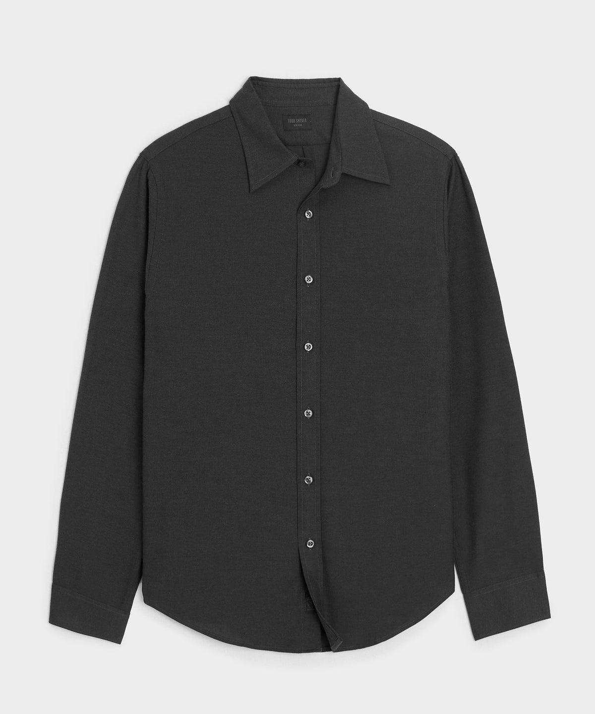 Todd Snyder Cotton-Cashmere Sport Shirt - Charcoal