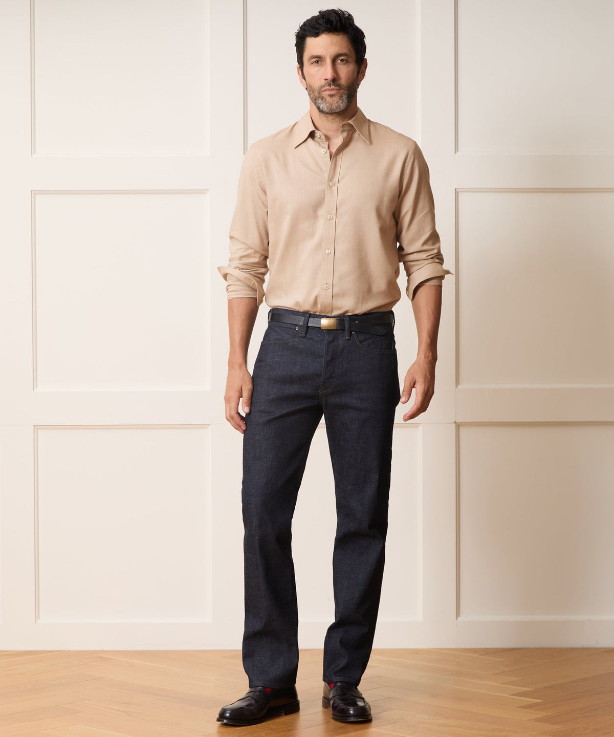 Todd Snyder Cotton-Cashmere Sport Shirt - Cream