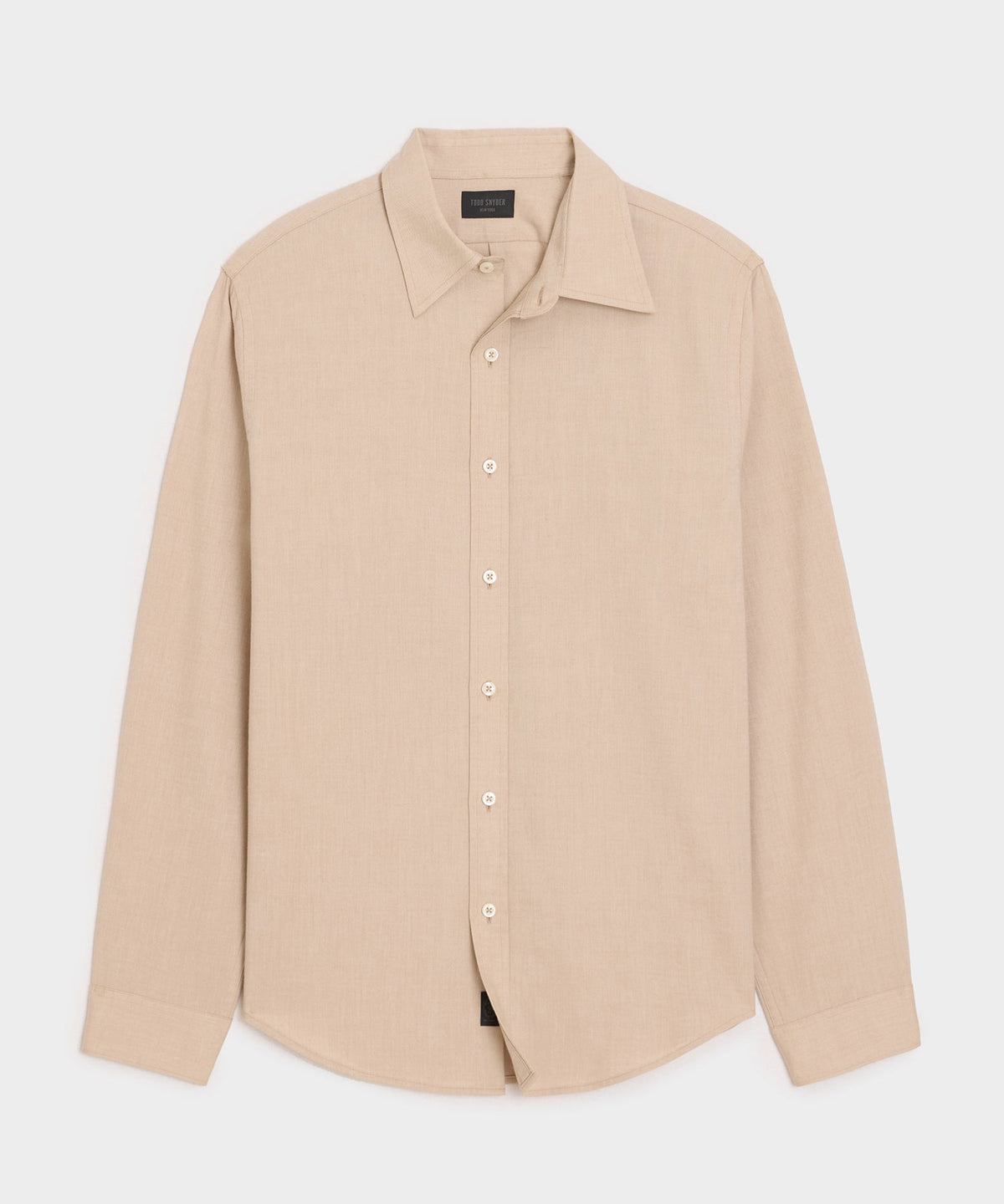 Todd Snyder Cotton-Cashmere Sport Shirt - Cream