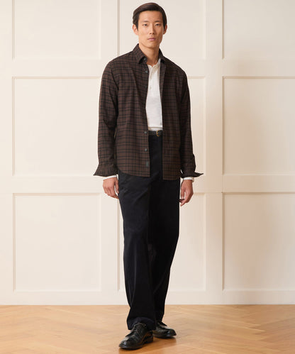 Todd Snyder Cotton-Cashmere Sport Shirt - Caviar
