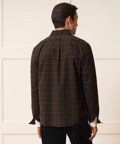 Todd Snyder Cotton-Cashmere Sport Shirt - Caviar