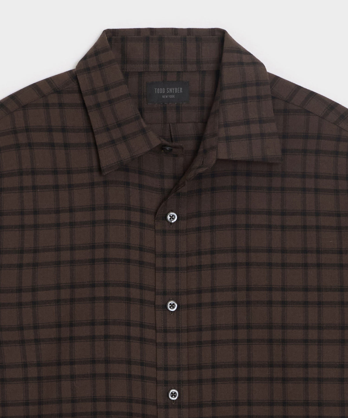 Todd Snyder Cotton-Cashmere Sport Shirt - Caviar