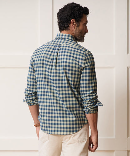 Todd Snyder Cotton-Cashmere Sport Shirt - Blue