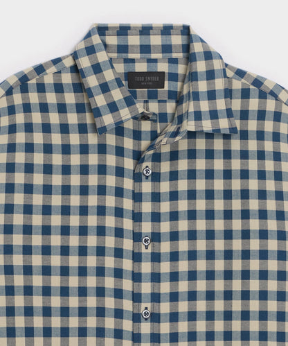Todd Snyder Cotton-Cashmere Sport Shirt - Blue