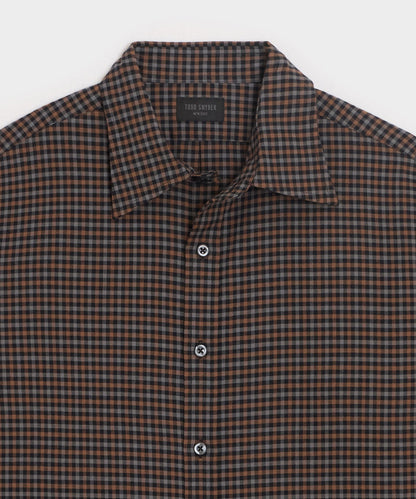 Todd Snyder Cotton-Cashmere Sport Shirt - Brown