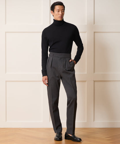 Todd Snyder Silk-Cashmere Turtleneck Sweater - Black