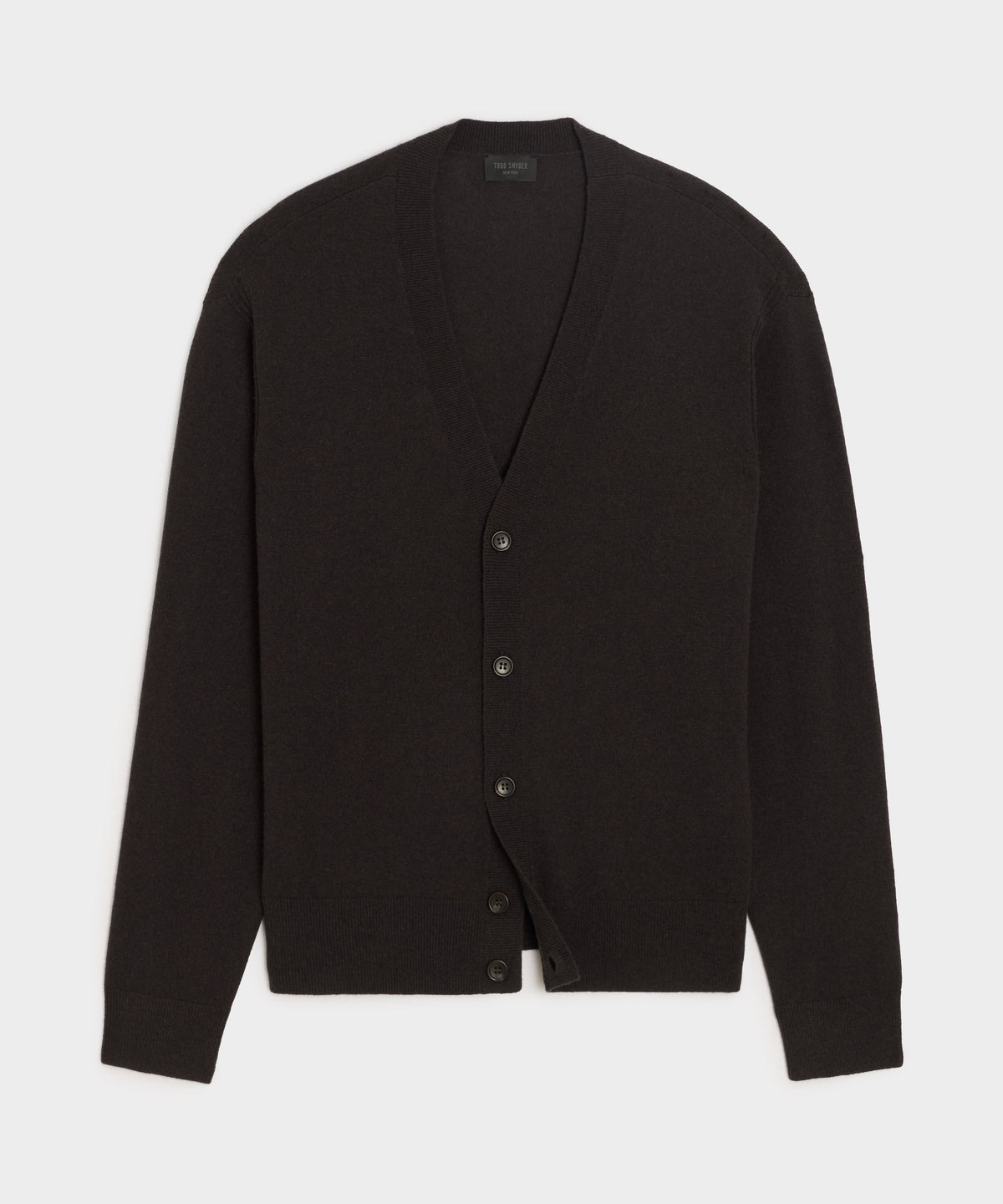 Todd Snyder Cashmere Cardigan - Espresso Bean