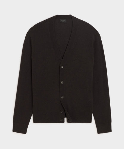 Todd Snyder Cashmere Cardigan - Espresso Bean