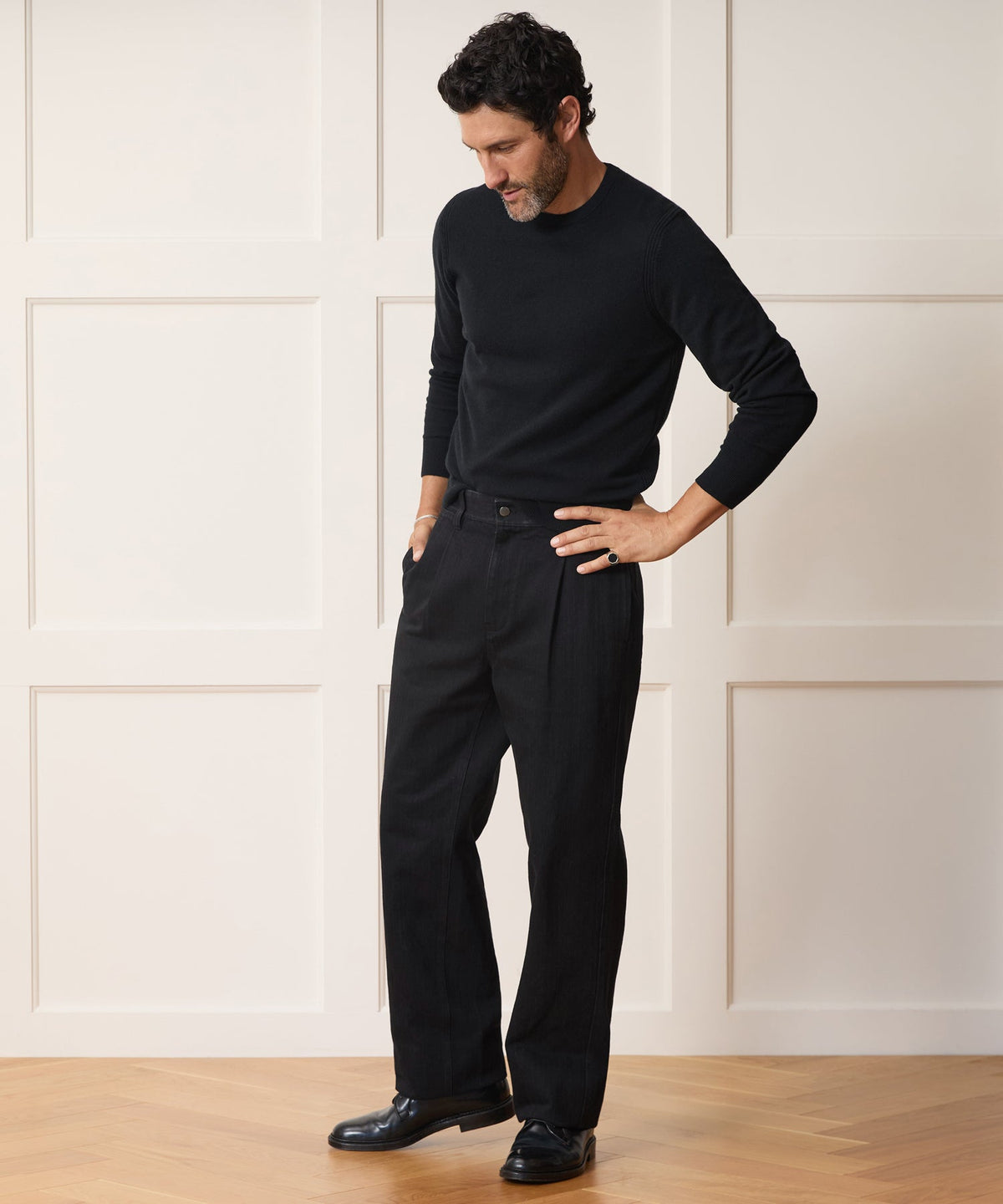 Todd Snyder Cashmere Crewneck - Black