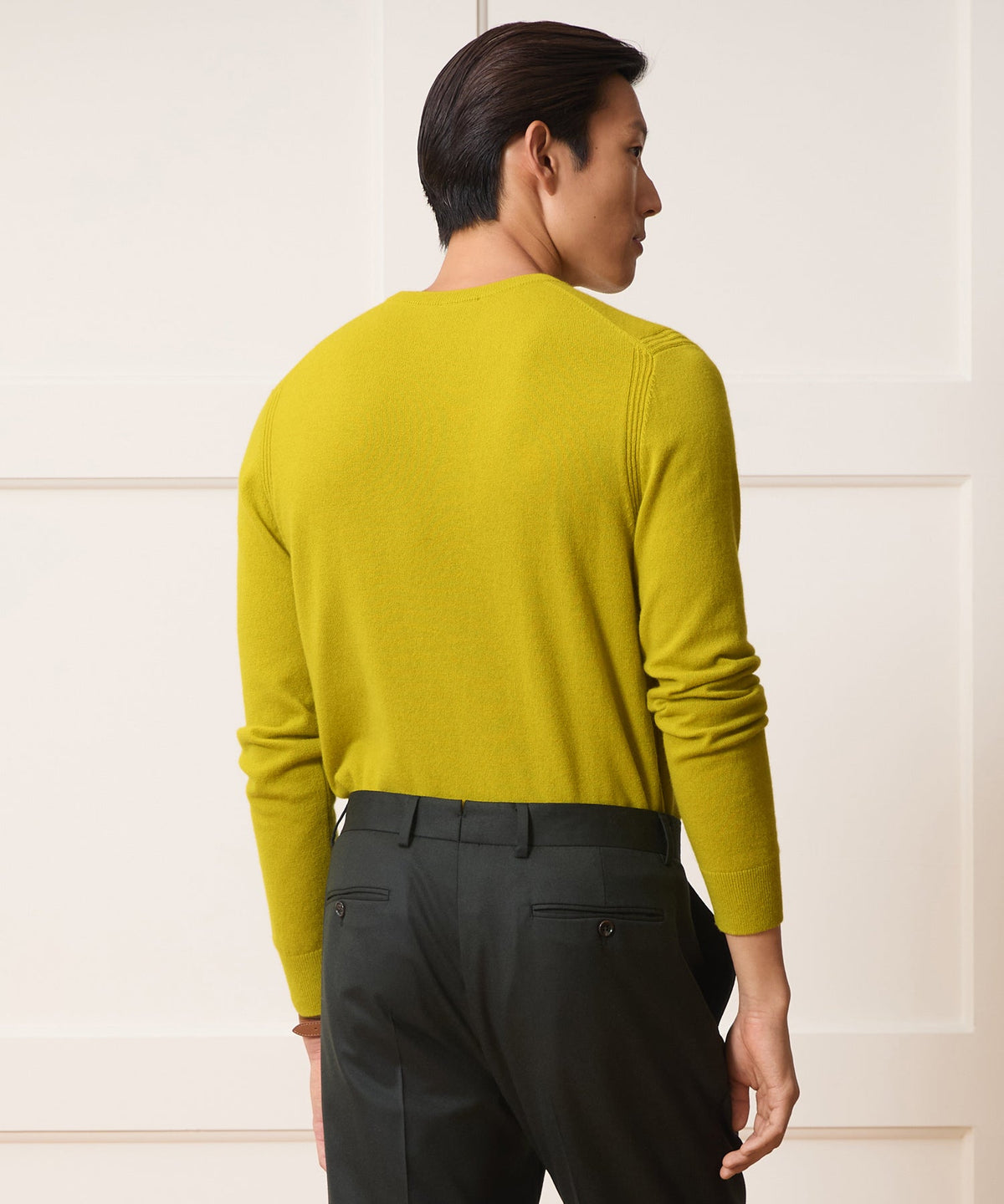 Todd Snyder Cashmere Crewneck - Chartreuse