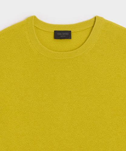 Todd Snyder Cashmere Crewneck - Chartreuse