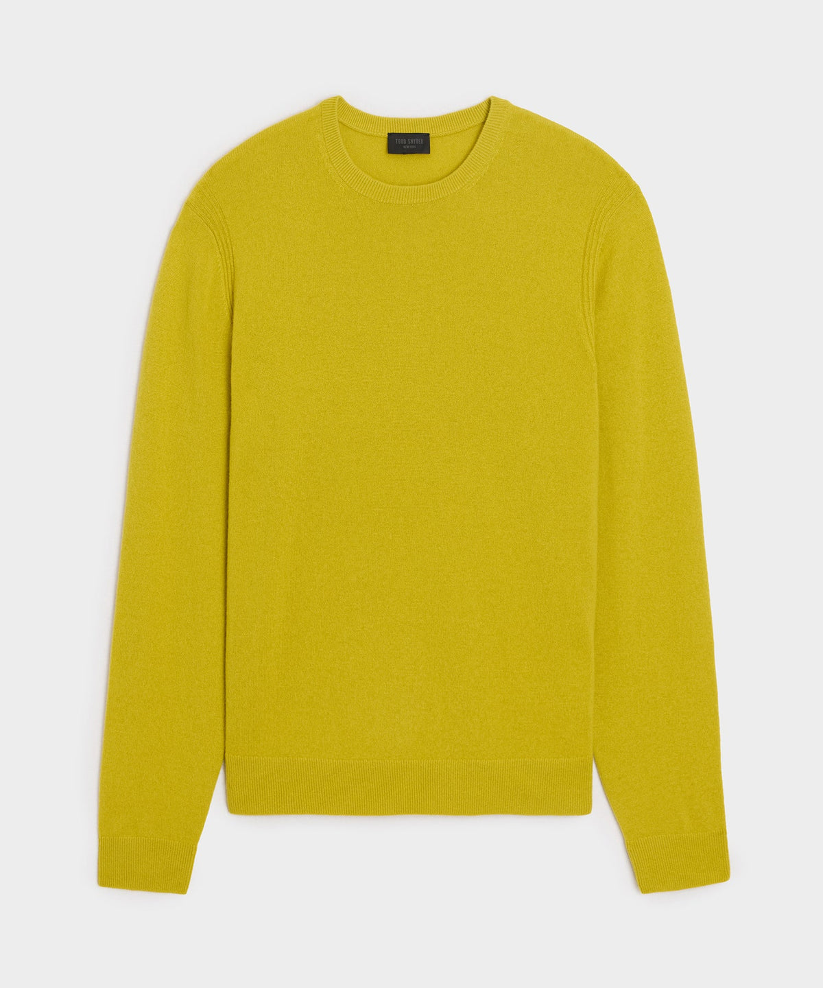 Todd Snyder Cashmere Crewneck - Chartreuse