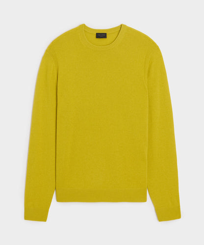 Todd Snyder Cashmere Crewneck - Chartreuse