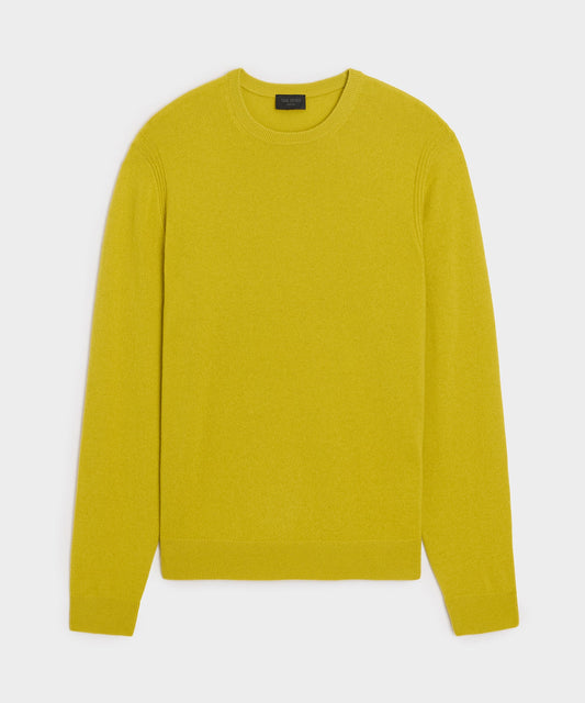 Todd Snyder Cashmere Crewneck - Chartreuse