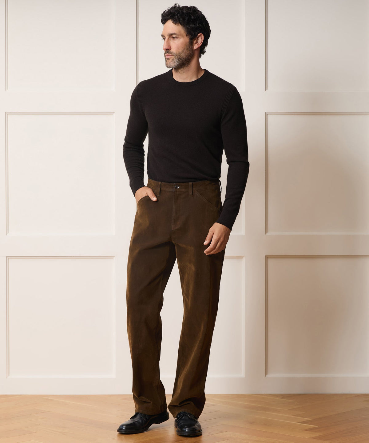 Todd Snyder Cashmere Crewneck - Espresso Bean