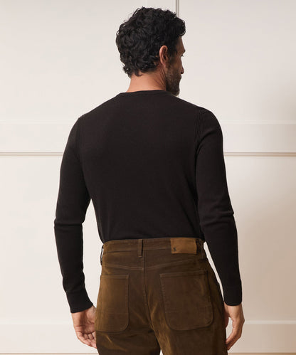 Todd Snyder Cashmere Crewneck - Espresso Bean