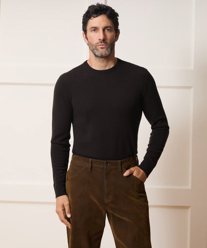 Todd Snyder Cashmere Crewneck - Espresso Bean