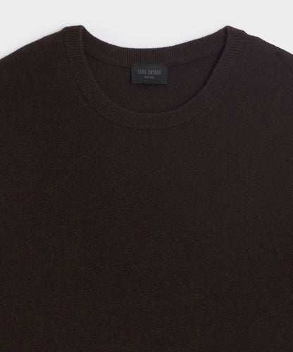 Todd Snyder Cashmere Crewneck - Espresso Bean