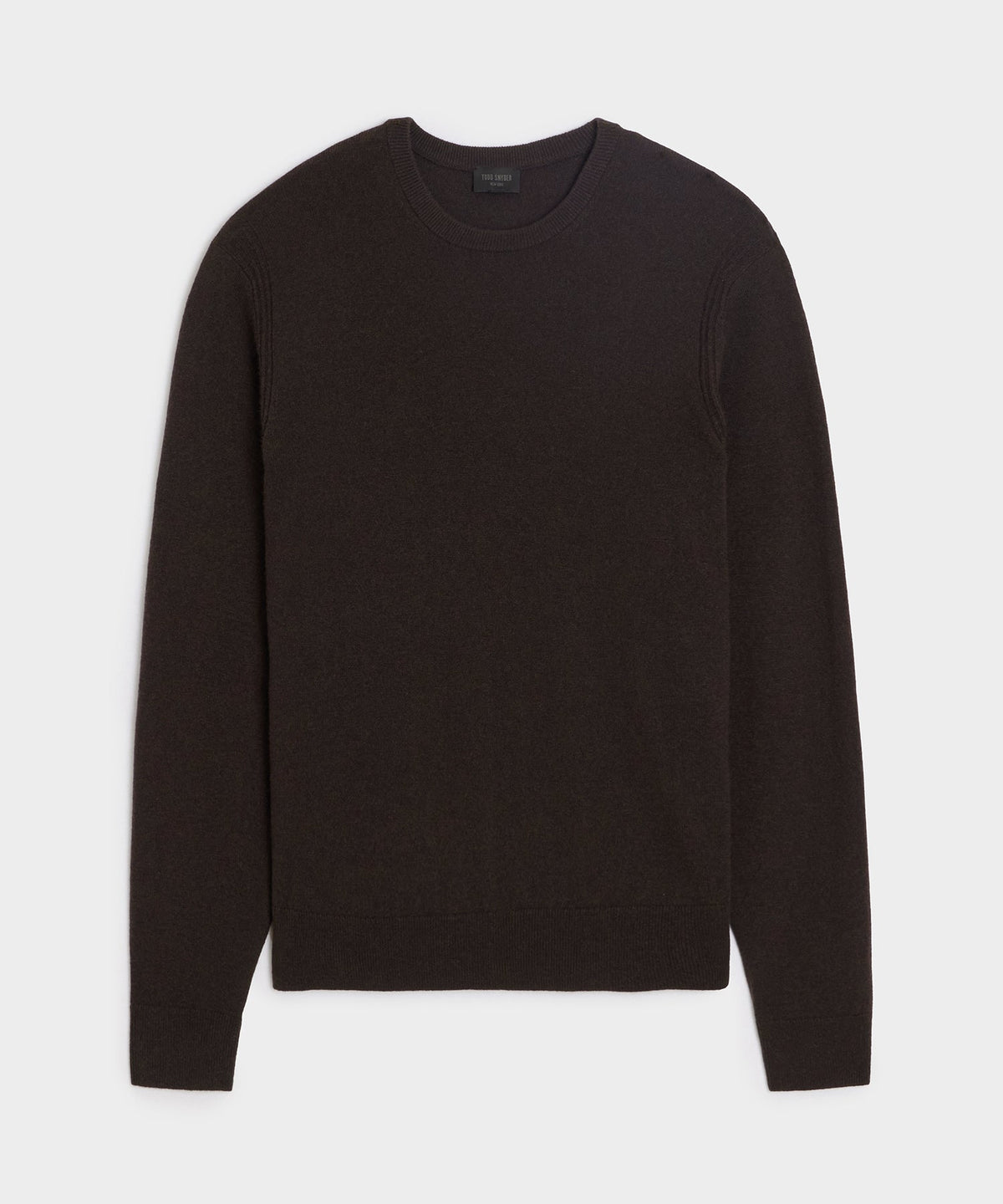 Todd Snyder Cashmere Crewneck - Espresso Bean