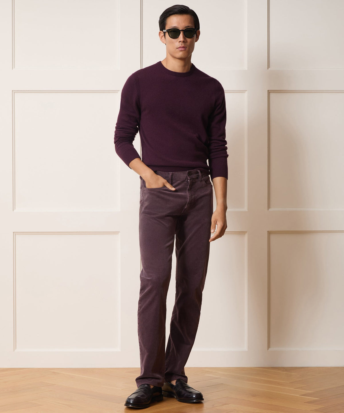 Todd Snyder Cashmere Crewneck - Raisin