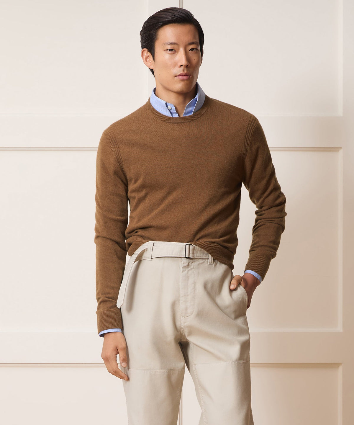 Todd Snyder Cashmere Crewneck - Tobacco