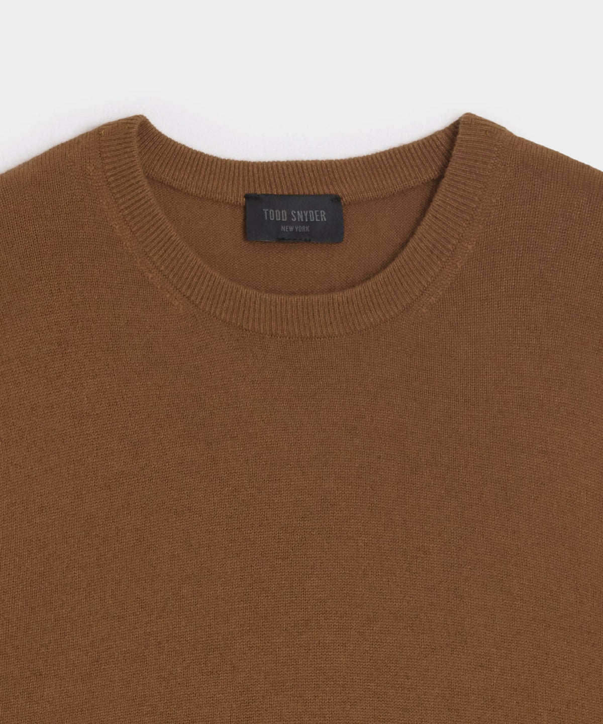 Todd Snyder Cashmere Crewneck - Tobacco