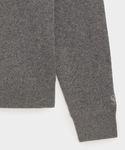 Todd Snyder Todd Snyder x The Ohio State University™ Cashmere Hoodie - Charcoal Heather