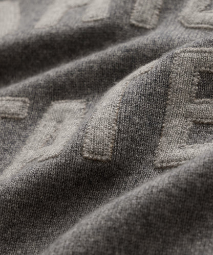 Todd Snyder Todd Snyder x The Ohio State University™ Cashmere Hoodie - Charcoal Heather