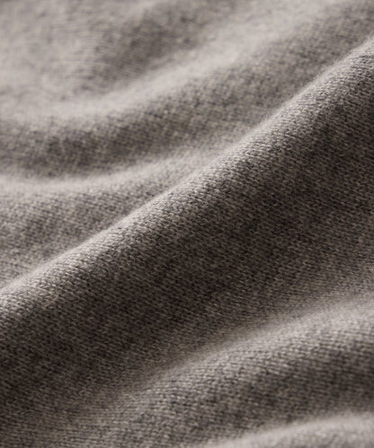 Todd Snyder Todd Snyder x The Ohio State University™ Cashmere Quarter-Zip Sweater - Light Grey Heather