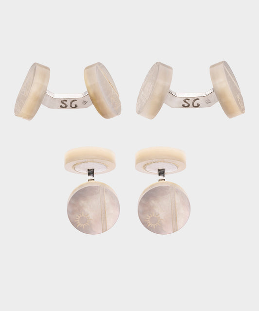 Todd Snyder Samuel Gassmann Cufflinks - Antique White