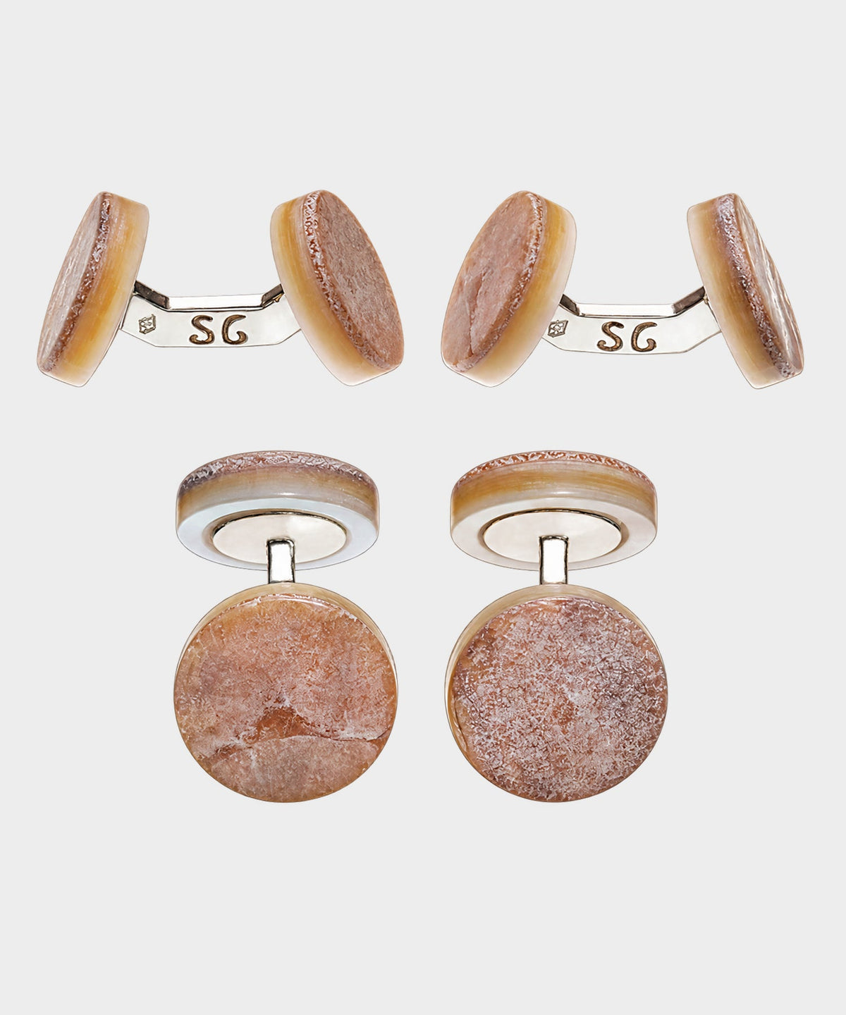 Todd Snyder Samuel Gassmann Cufflinks - Brown