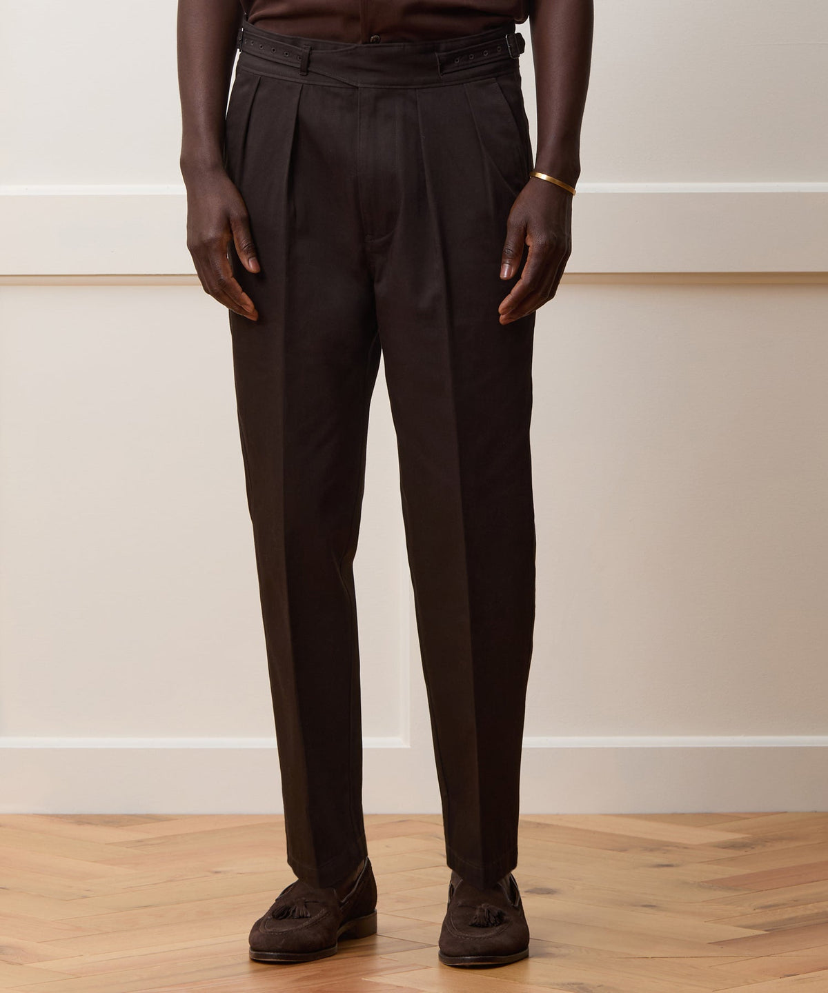 Todd Snyder Italian Lightweight Cotton Gurkha Trouser - Brown