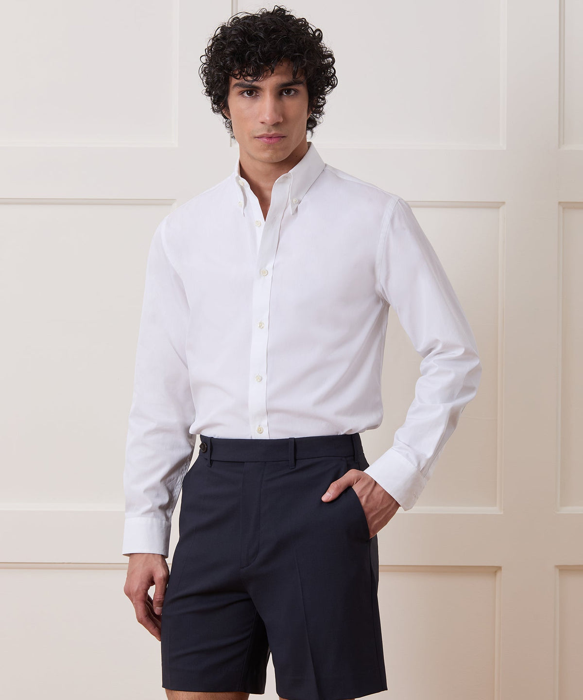 Todd Snyder Cotton Poplin Button-Down Collar Dress Shirt - White