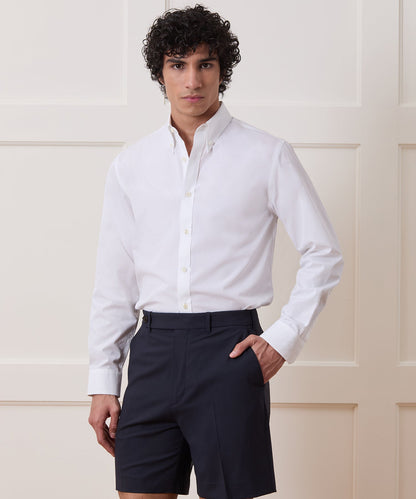 Todd Snyder Cotton Poplin Button-Down Collar Dress Shirt - White
