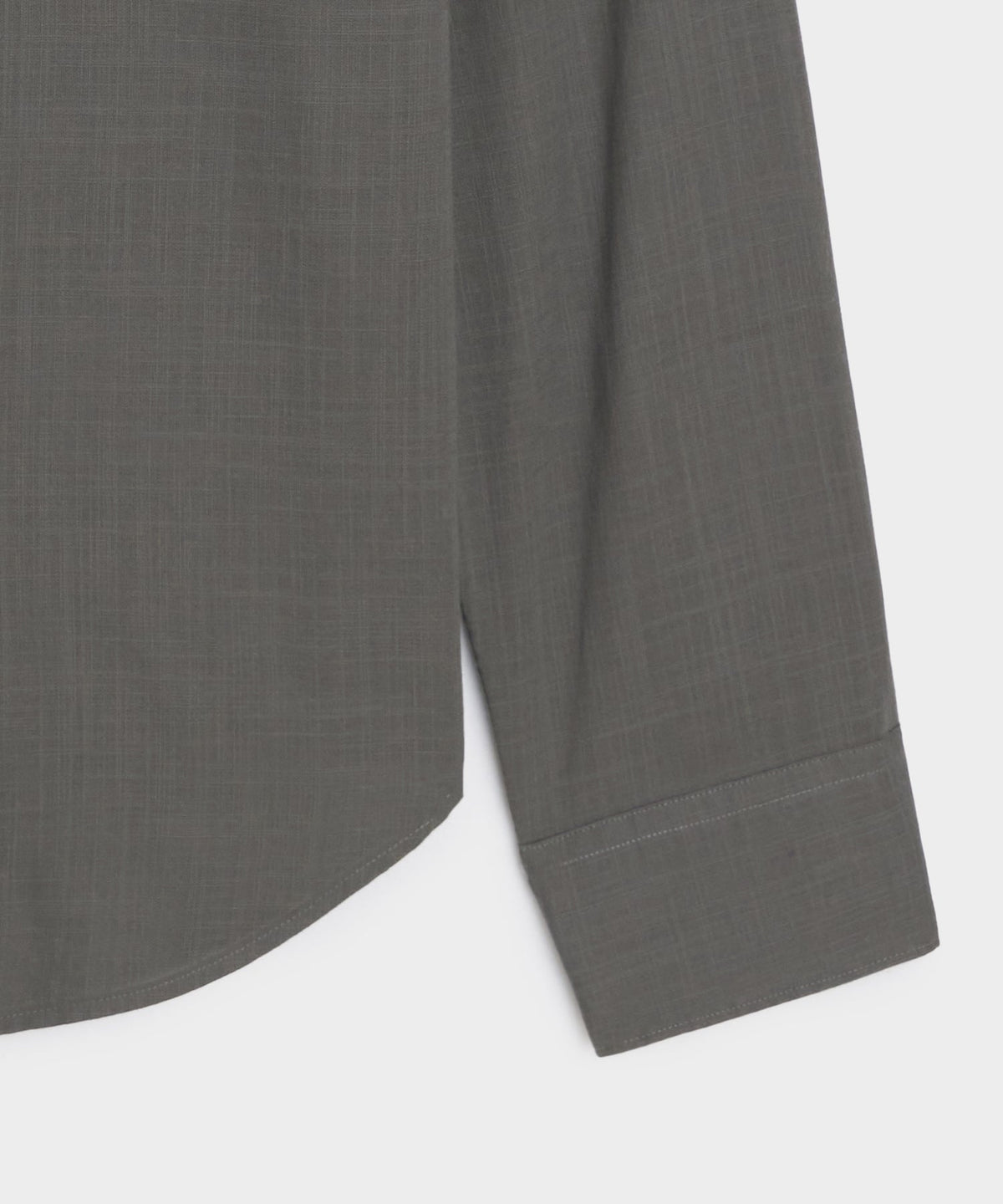 Todd Snyder Slim Summerweight Point Collar Shirt - Wrought Iron