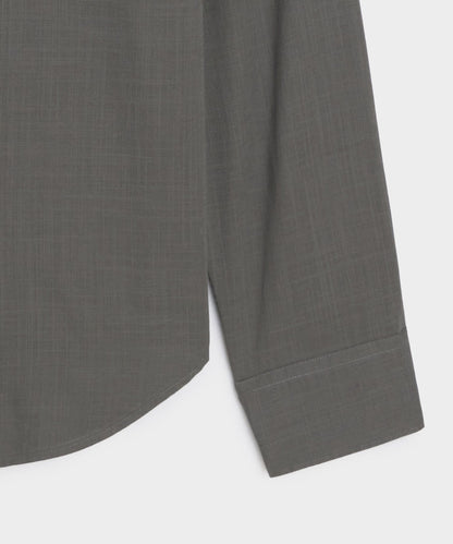 Todd Snyder Slim Summerweight Point Collar Shirt - Wrought Iron