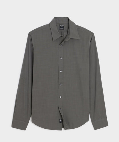 Todd Snyder Slim Summerweight Point Collar Shirt - Wrought Iron