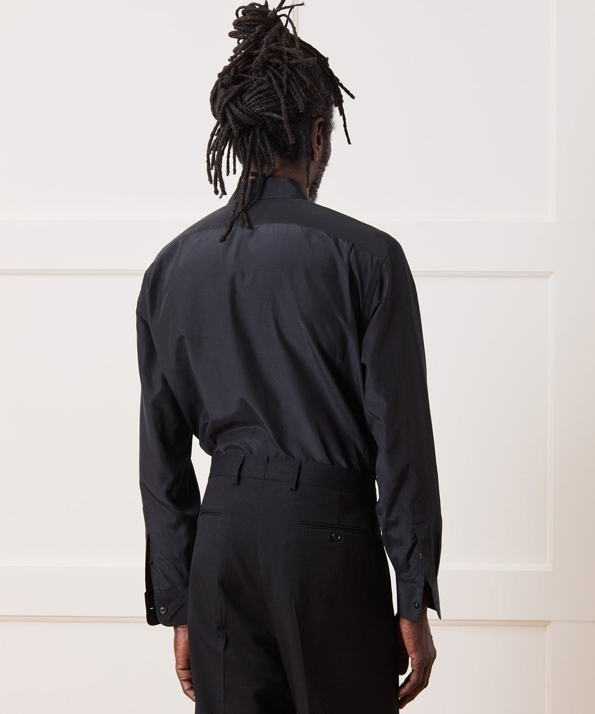 Todd Snyder Cotton-Silk Big Shirt - Black